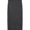 Vmbrisa midi-rok met middelhoge taille