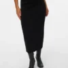 Vmbrisa midi-rok met middelhoge taille