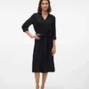 Vmbumpy midi-jurk