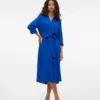 Vmbumpy midi-jurk