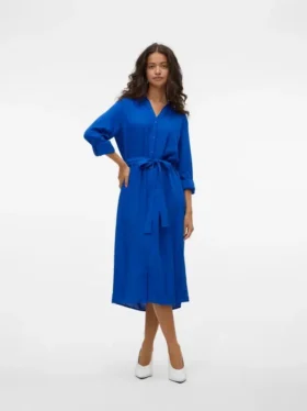 Vmbumpy midi-jurk