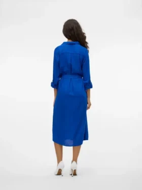 Vmbumpy midi-jurk