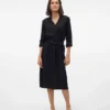 Vmbumpy midi-jurk