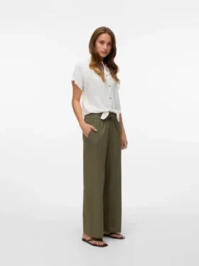 Vmcaia-broek met middelhoge taille