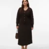 Vmcalva lange rok met hoge taille