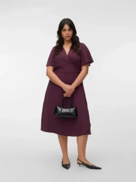 Vmcalva midi-jurk