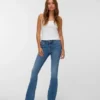 Vmcamille-Jeans met lage taille en uitlopende pijpen