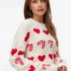 Vmcandyhearts gebreide trui