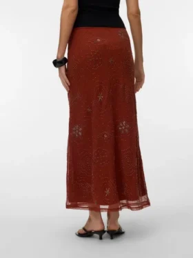 Vmcara lange rok met hoge taille