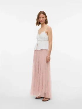 Vmcaralia Lange rok met hoge taille