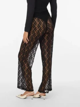 Vmcaroline-broek met middelhoge taille