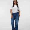 Vmcasta-Jeans met middelhoge taille en bootcut-pasvorm