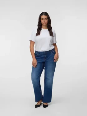 Vmcasta-Jeans met middelhoge taille en bootcut-pasvorm