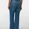Vmcastra jeans met lage taille en uitlopende pijpen