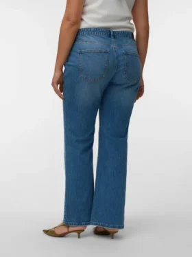 Vmcastra jeans met lage taille en uitlopende pijpen