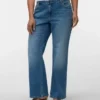 Vmcastra jeans met lage taille en uitlopende pijpen