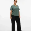 Vmcberlin broek met middelhoge taille