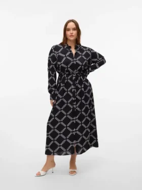 Vmcbrina lange jurk