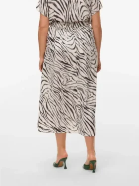 Vmcdora lange rok met middelhoge taille