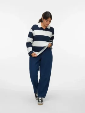 Vmcestelle High Rise Barrel Fit-Jeans