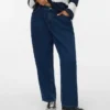 Vmcestelle High Rise Barrel Fit-Jeans