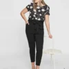 Vmceva broek met hoge taille