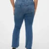 Vmcflash-Jeans met middelhoge taille en uitlopende pijpen