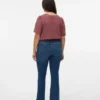Vmcflash-Jeans met middelhoge taille en uitlopende pijpen