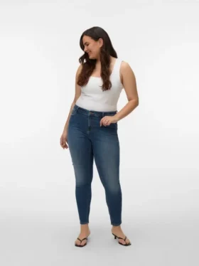 Vmcflash Mid Rise Skinny Fit Jeans