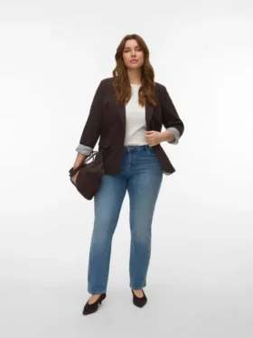 Vmcflash Mid Rise Straight Fit Jeans