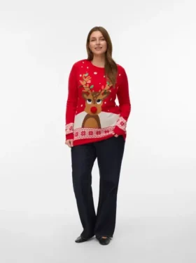 Vmcfrostydeer gebreide trui