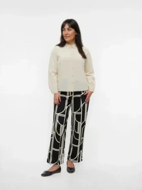 Vmchadley-broek met middelhoge taille