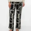 Vmchadley-broek met middelhoge taille