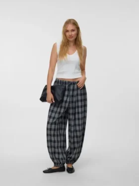 Vmcharm broek met middelhoge taille