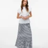 Vmcheck Lange rok met hoge taille