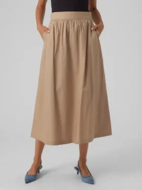 Vmcilla lange rok met hoge taille