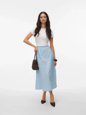Vmcilla lange rok met hoge taille