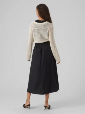 Vmcilla lange rok met hoge taille