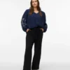 Vmcjadina-broek met middelhoge taille