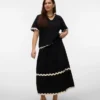 Vmcjenna lange rok met middelhoge taille