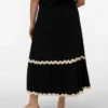 Vmcjenna lange rok met middelhoge taille