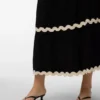 Vmcjenna lange rok met middelhoge taille