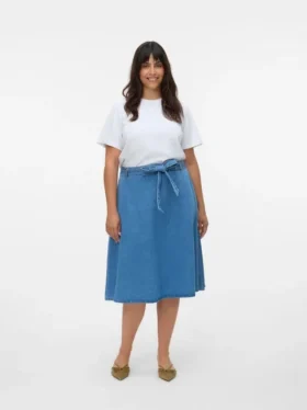 Vmcjolene midi-rok met hoge taille