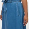 Vmcjolene midi-rok met hoge taille
