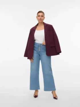 Vmckayla High Rise Kick Flare Fit-Jeans