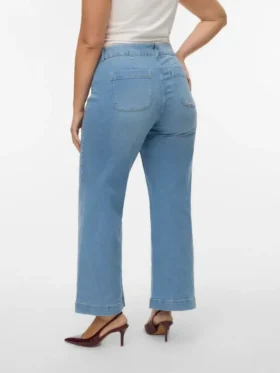 Vmckayla High Rise Kick Flare Fit-Jeans