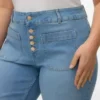 Vmckayla High Rise Kick Flare Fit-Jeans