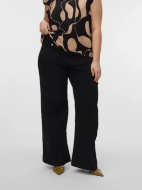 Vmckayla-jeans met hoge taille en wijde pijpen