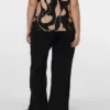 Vmckayla-jeans met hoge taille en wijde pijpen