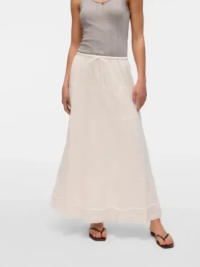 Vmclementine lange rok met hoge taille